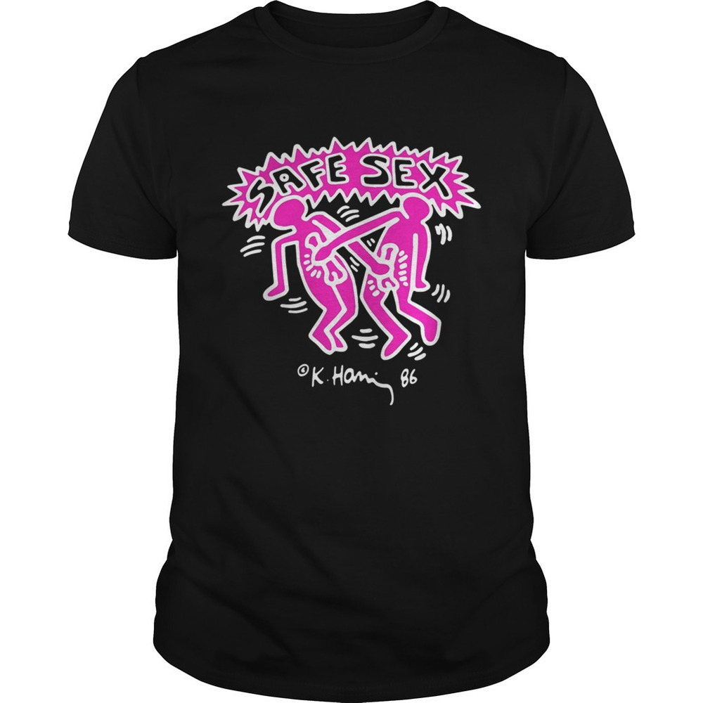 Keith Haring Aids Harry Safe Sex Shirt